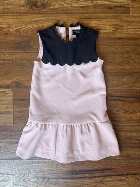 Victoria Beckham for Target Black & Blush Pink Dress Girls XS